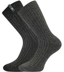 Unisex vlnené ponožky Aljaška Voxx antracit melé