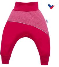 Softshellové dojčenské nohavice 46000 NEW BABY Ružová