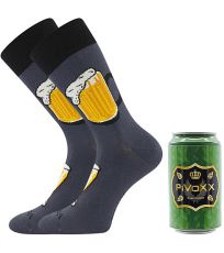 Pánske trendy ponožky PiVoXX + plechovka Voxx vzor B
