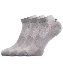 Unisex športové ponožky - 3 páry Metys Voxx svetlo šedá