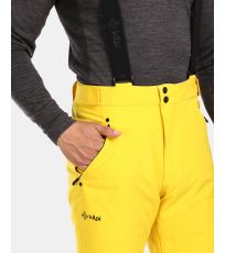 Pánske lyžiarske nohavice METHONE-M KILPI Žltá