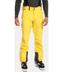Pánske softshellové lyžiarske nohavice RHEA-M KILPI Žltá