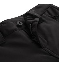 Detské softshellové nohavice HURFO ALPINE PRO čierna