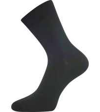 Unisex ponožky s voľným lemom - 3 páry Drbambik Lonka čierna