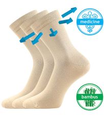 Unisex ponožky s voľným lemom - 3 páry Drbambik Lonka