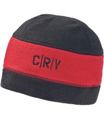 Pánska fleecová čiapka TIWI CRV čierna/červená