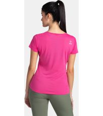 Dámske technické tričko - väčšia veľkosť GAROVE-W KILPI Ružová
