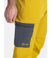 Pánske outdoorové nohavice LIGNE-M KILPI zlatá