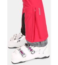 Dámske lyžiarske nohavice - väčšej veľkosti EURINA-W KILPI Ružová