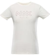 Dámske bavlnené tričko EMIRA NAX krémová