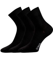 Unisex ponožky - 3 páry Zazr Boma čierna