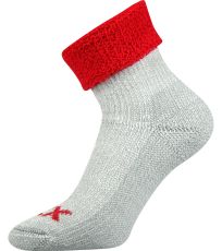 Dámske froté ponožky Quanta Voxx červená