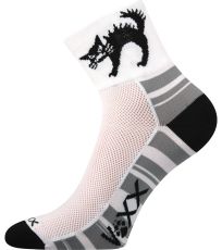 Unisex vzorované športové ponožky Ralf X Voxx mačka