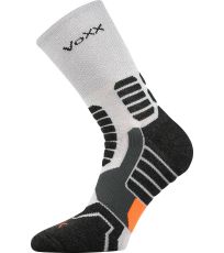 Unisex kompresné ponožky Ronin Voxx svetlo šedá