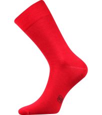 Pánske spoločenské ponožky Decolor Lonka červená