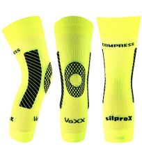 Unisex kompresný návlek na koleno - 1 ks Protect Voxx neón žltá