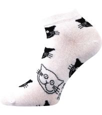 Dámske vzorované ponožky 1-3 páry Piki 52 Boma biela