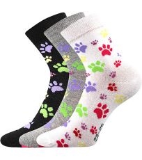Dámske vzorované ponožky - 3 páry Xantipa 50 Boma mix B