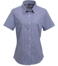 Dámska bavlnená košeľa s krátkym rukávom PR321 Premier Workwear 