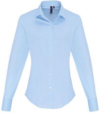 Dámska bavlnená košeľa s dlhým rukávom PR344 Premier Workwear 