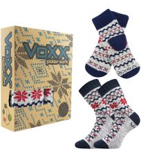 Dámske ponožky a palčiaky Trondelag set Voxx svetlo šedá melé