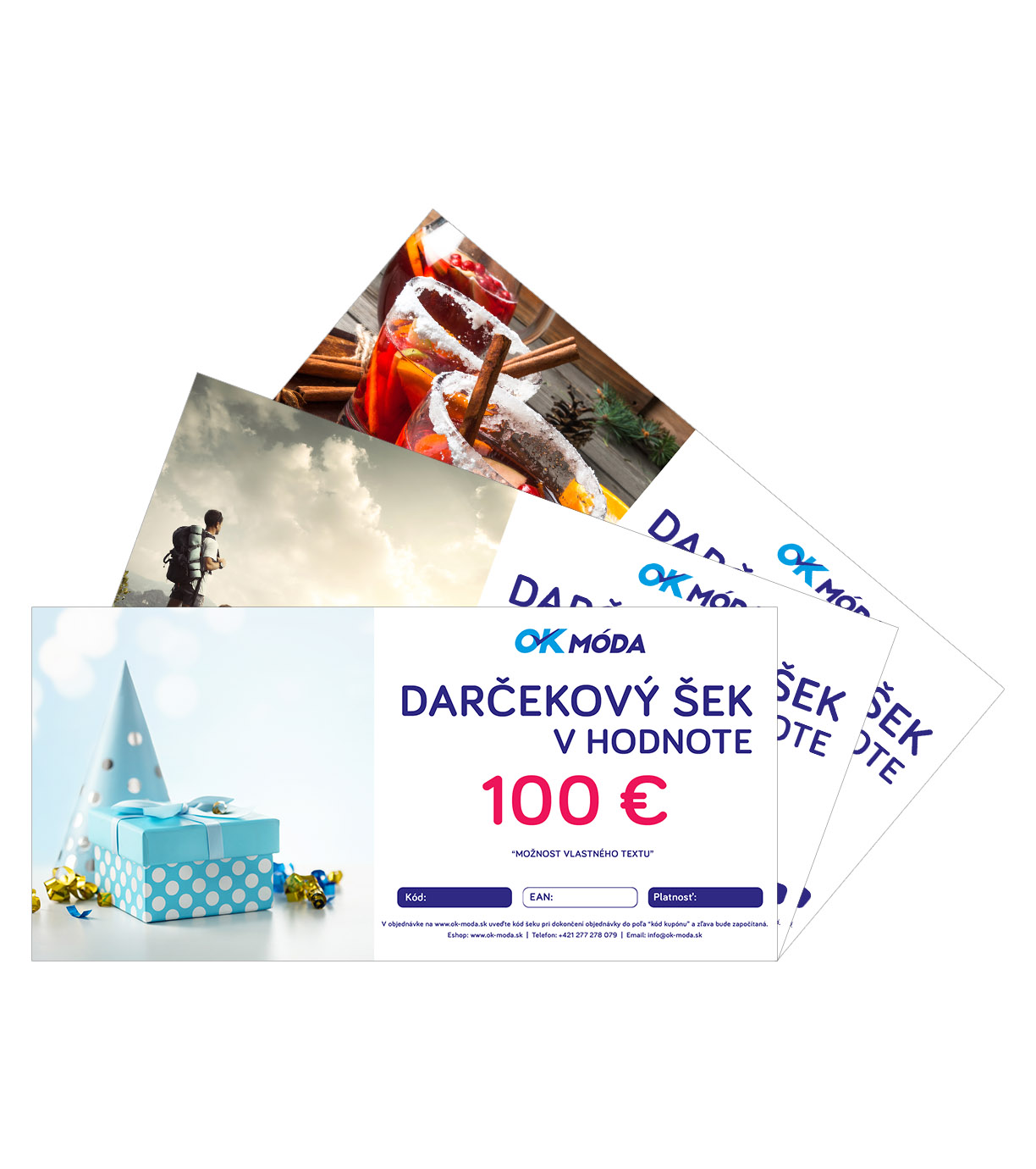 Darčekový šek - všetky motívy