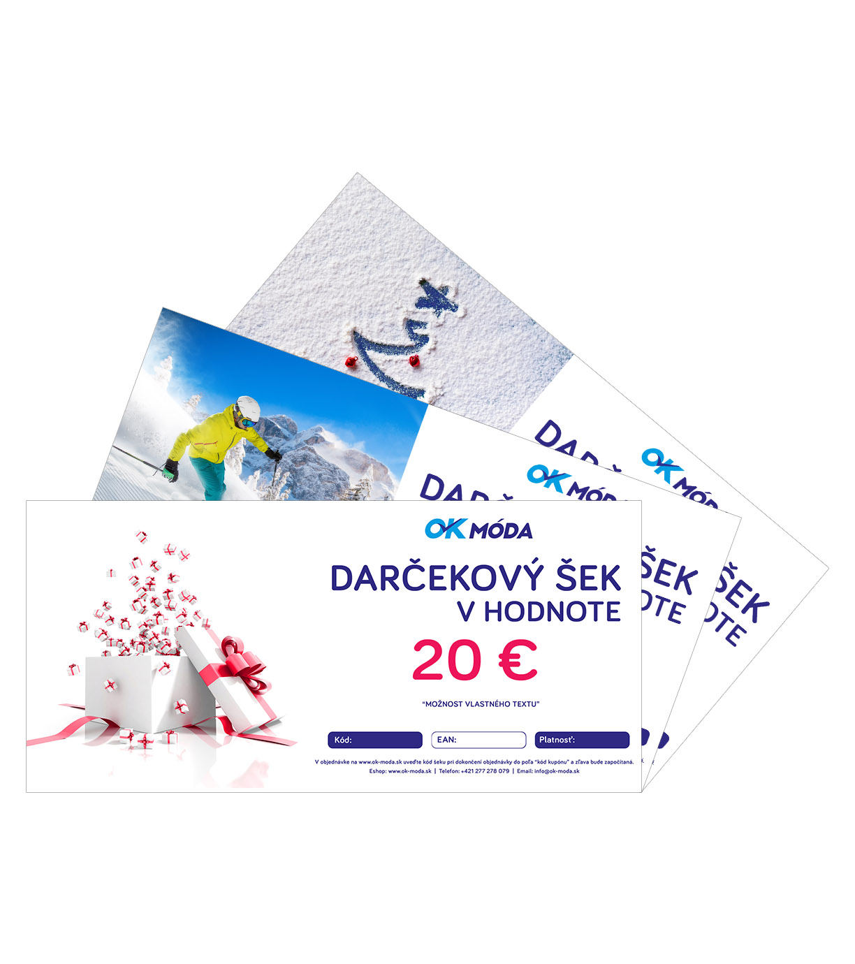 Darčekový šek - všetky motívy