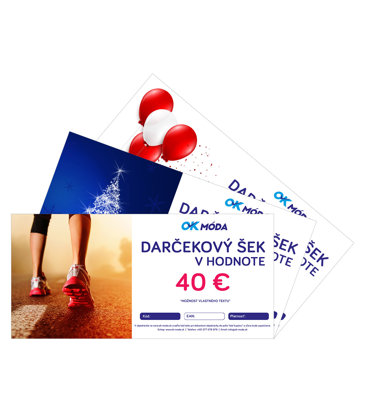 Darčekový šek - všetky motívy