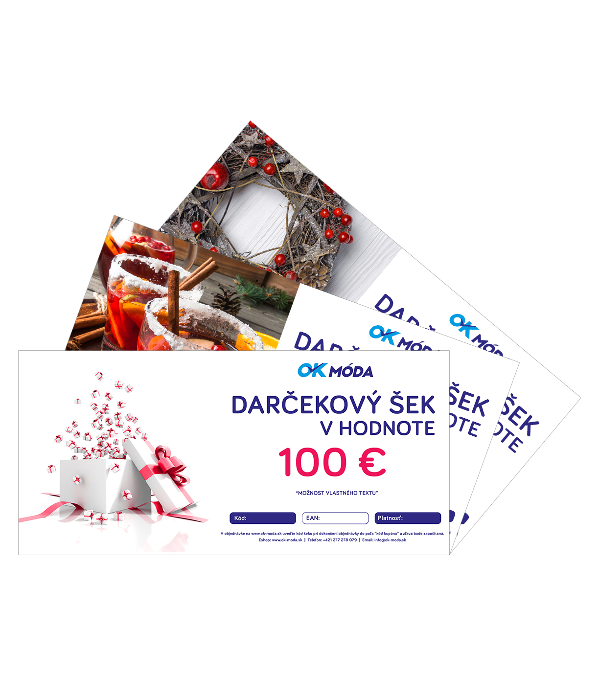 Darčekový šek - motív VIANOCE