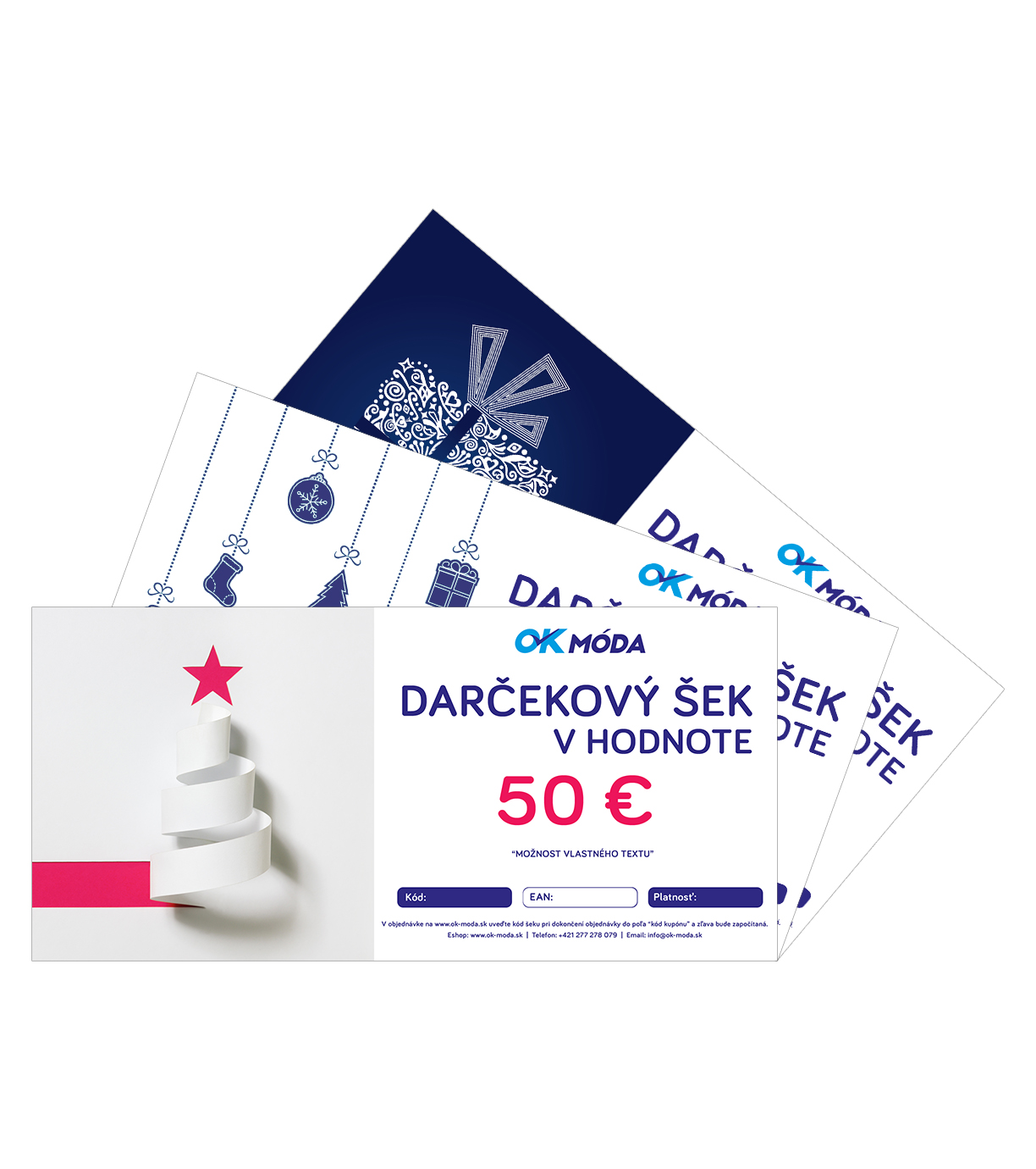 Darčekový šek - motív VIANOCE