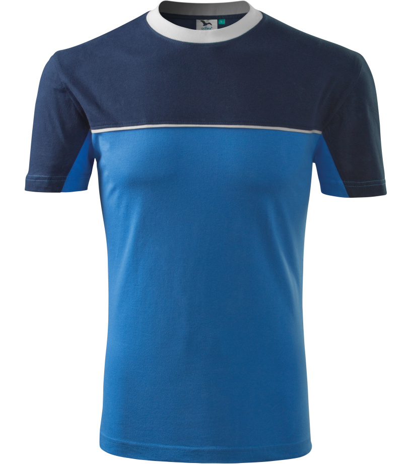 Unisex tričko Colormix 200 Malfini azúrovo modrá