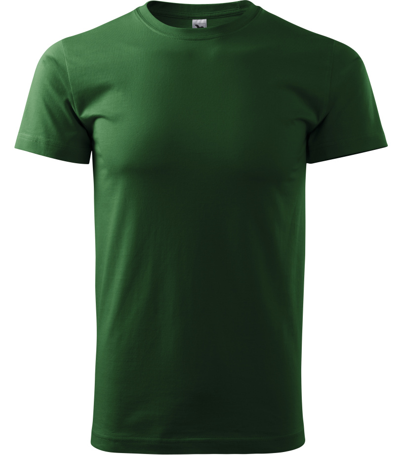 Unisex tričko Basic Malfini fľaškovo zelená