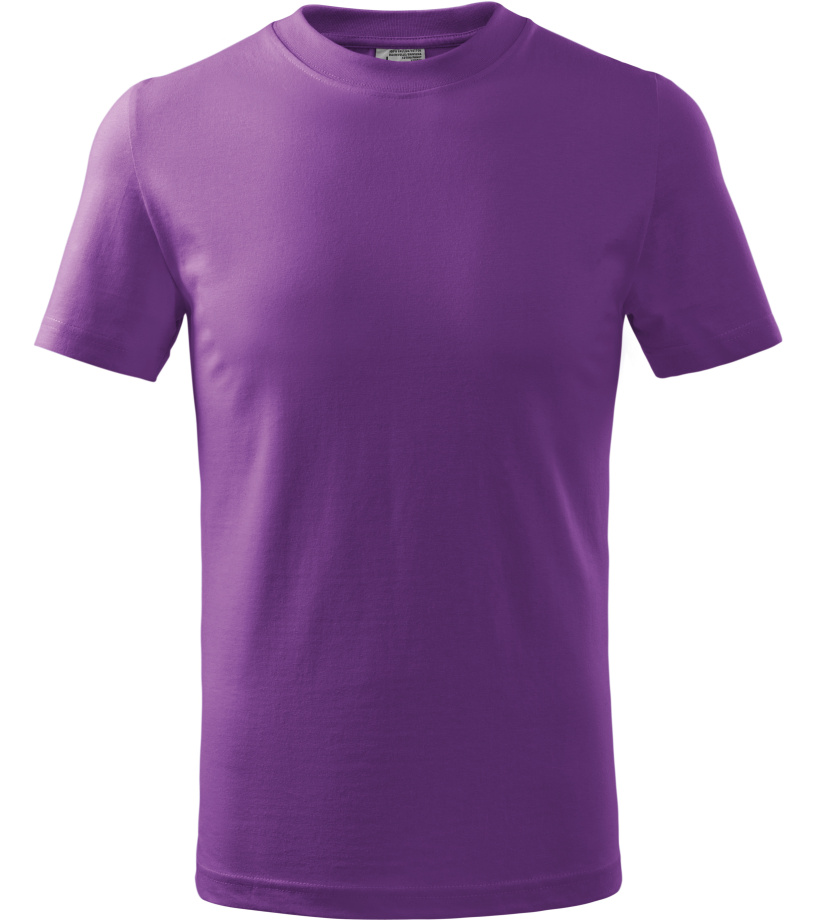 Detské tričko Basic Malfini fialová