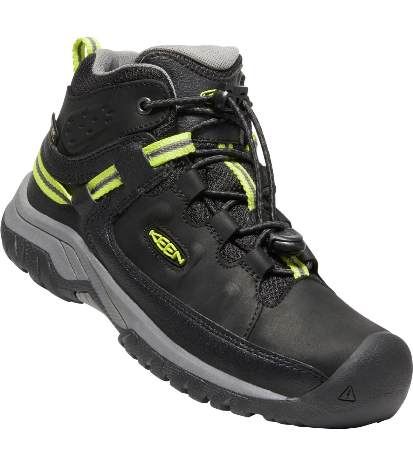 KEEN Targhee Mid Wp Youth Detské vysoké trekové topánky 10020999KEN black/steel grey 5(38).