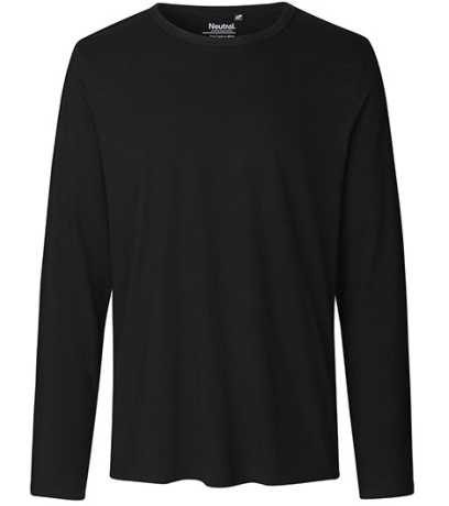 Neutral Pánske tričko s dlhým rukávom NE61050 Black L