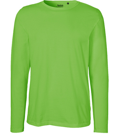 Neutral Pánske tričko s dlhým rukávom NE61050 Lime XXL