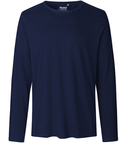 Neutral Pánske tričko s dlhým rukávom NE61050 Navy XXL