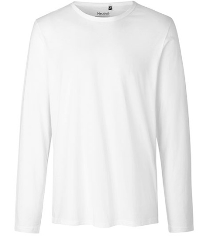Neutral Pánske tričko s dlhým rukávom NE61050 White M