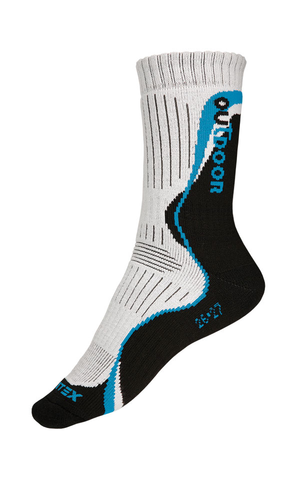 Unisex outdoorové ponožky 9A034 LITEX tyrkysová