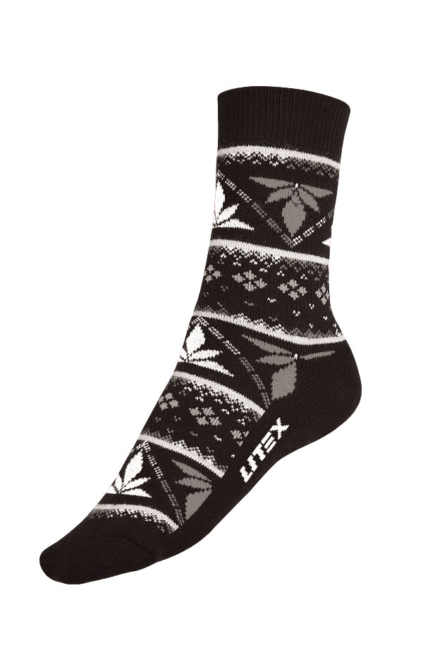 Unisex termo ponožky 9A036 LITEX čierna