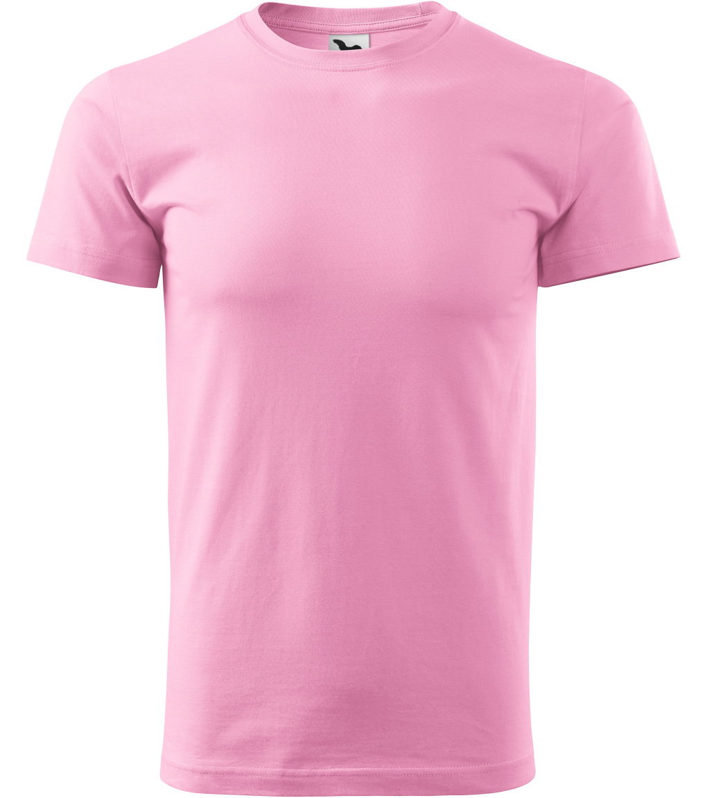 Unisex tričko Basic Malfini ružová