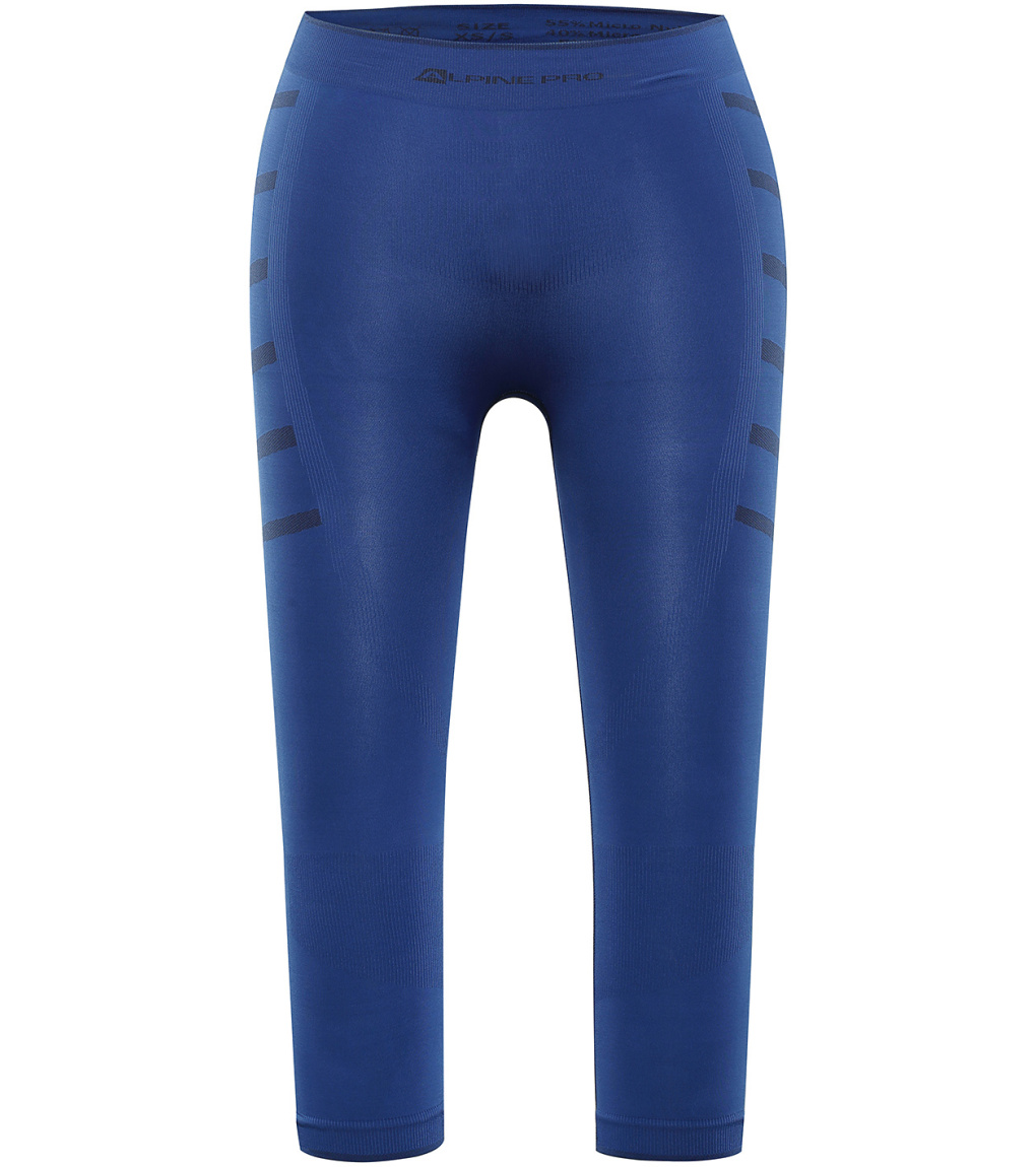 Alpine Pro Pineios 4 Pánske spodné termo nohavice 3/4 MUNP047 nautical blue XL-XXL
