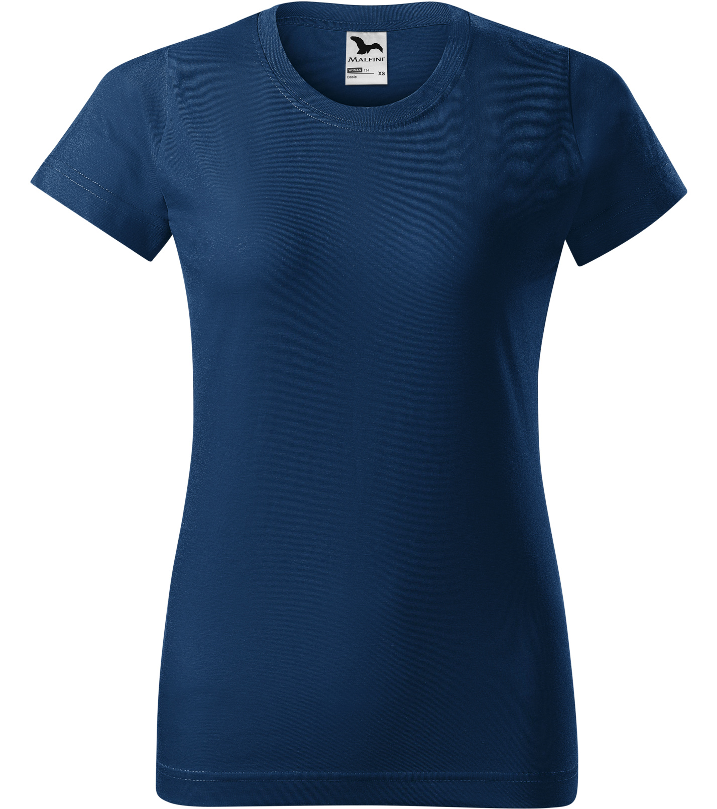 Dámske tričko Basic 160 Malfini polnočná modrá