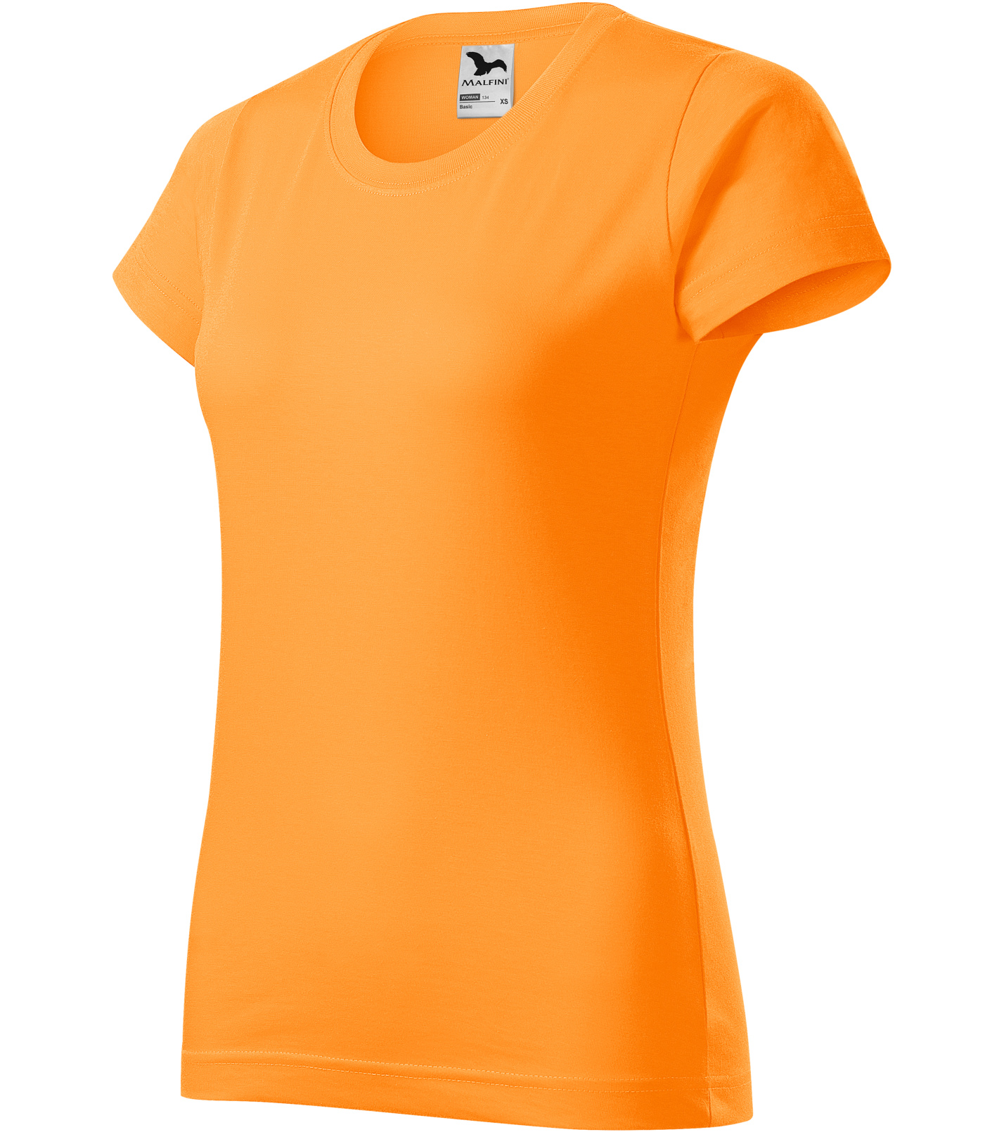 Dámske tričko Basic 160 Malfini Tangerine orange