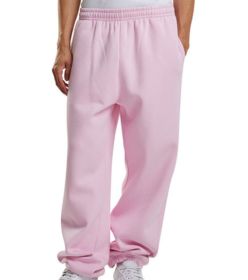 Build Your Brand Dámske tepláky BY286 Soft Pink XXL