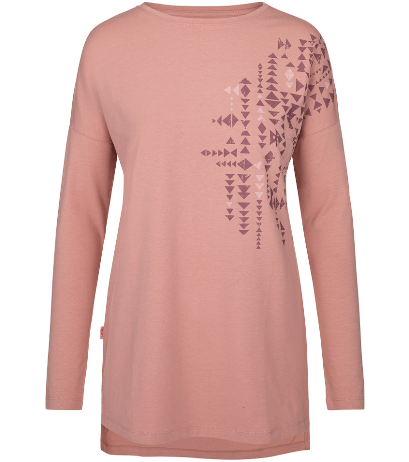 Loap Abvera Dámske tričko s dlhým rukávom CLW23153 Pink S