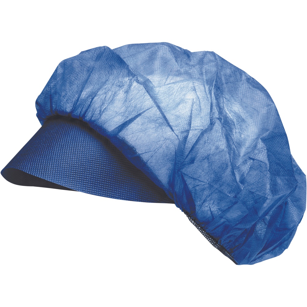 Unisex jednorázová ochranná čepice s kšiltem VAPI PEAK Cerva modrá