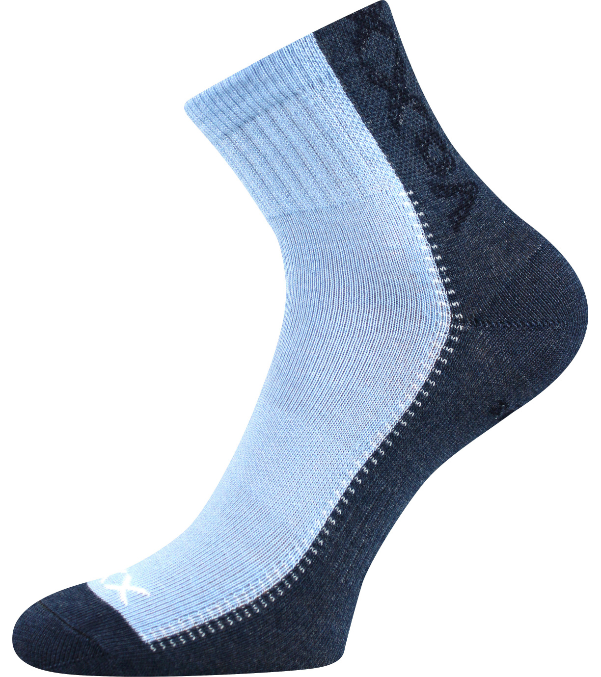 Detské športové ponožky - 3 páry Revoltik Voxx svetlo modrá