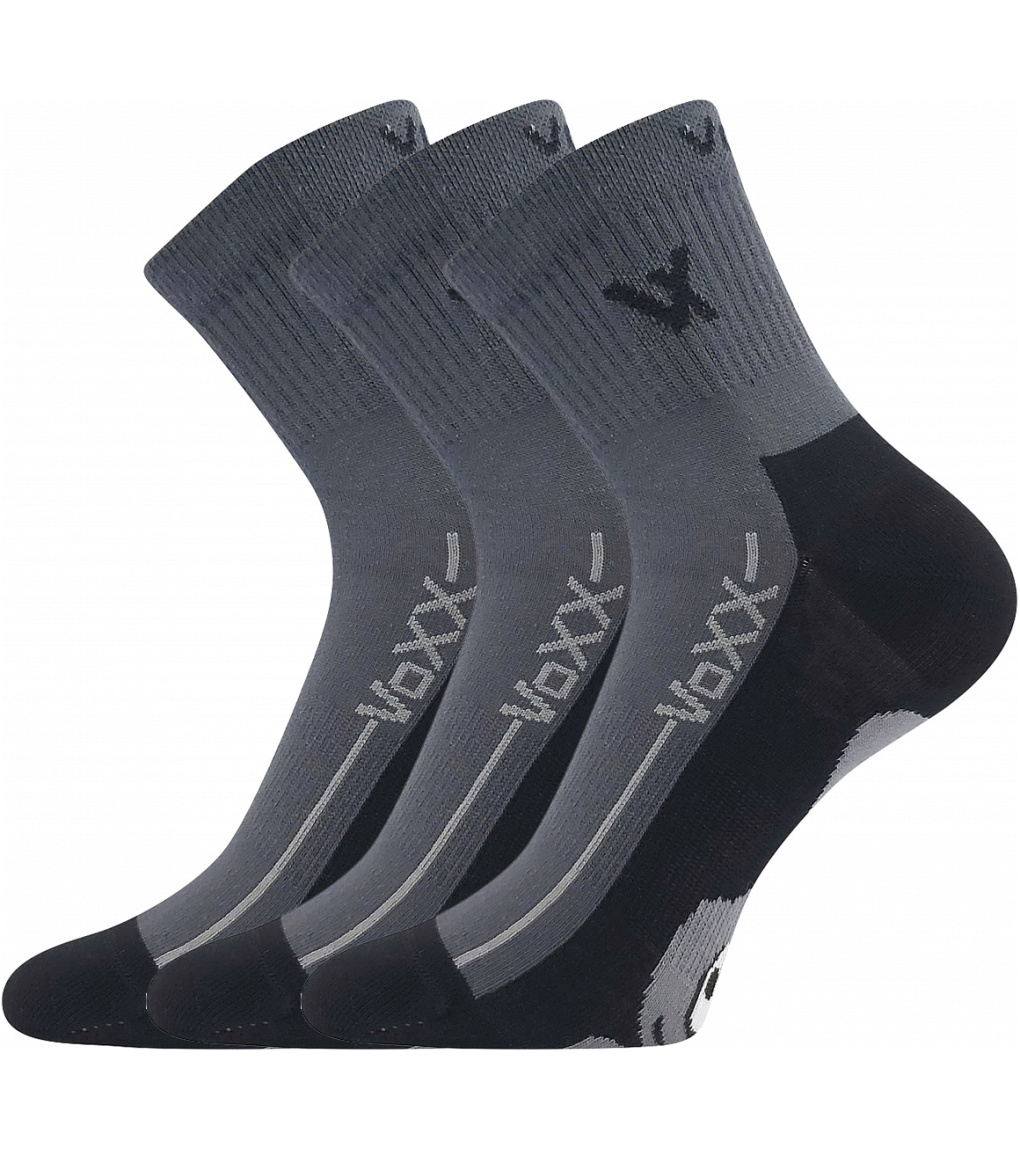 Voxx Barefootan Unisex športové ponožky - 3 páry BM000003213100100686 tmavo šedá 39-42 (26-28)