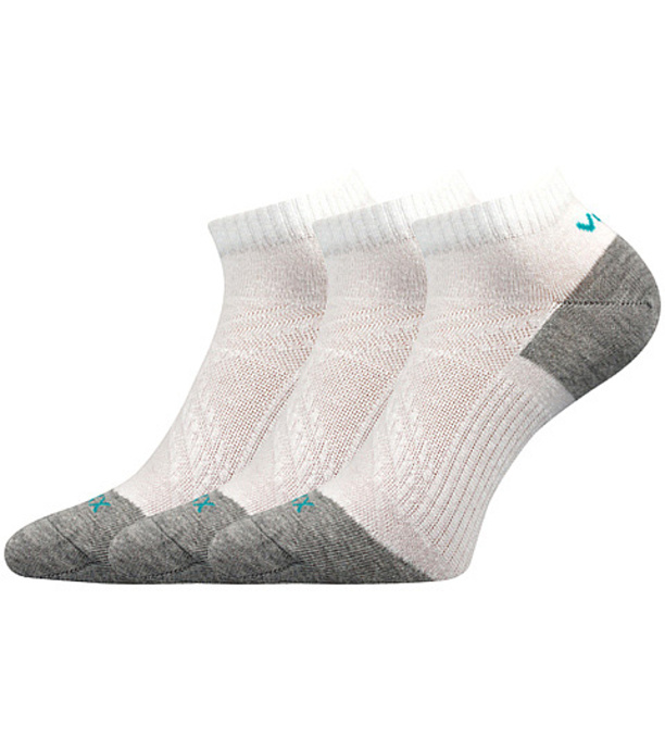 Voxx Rex 15 Unisex športové ponožky - 3 páry BM000002527300102487 biela 35-38 (23-25)